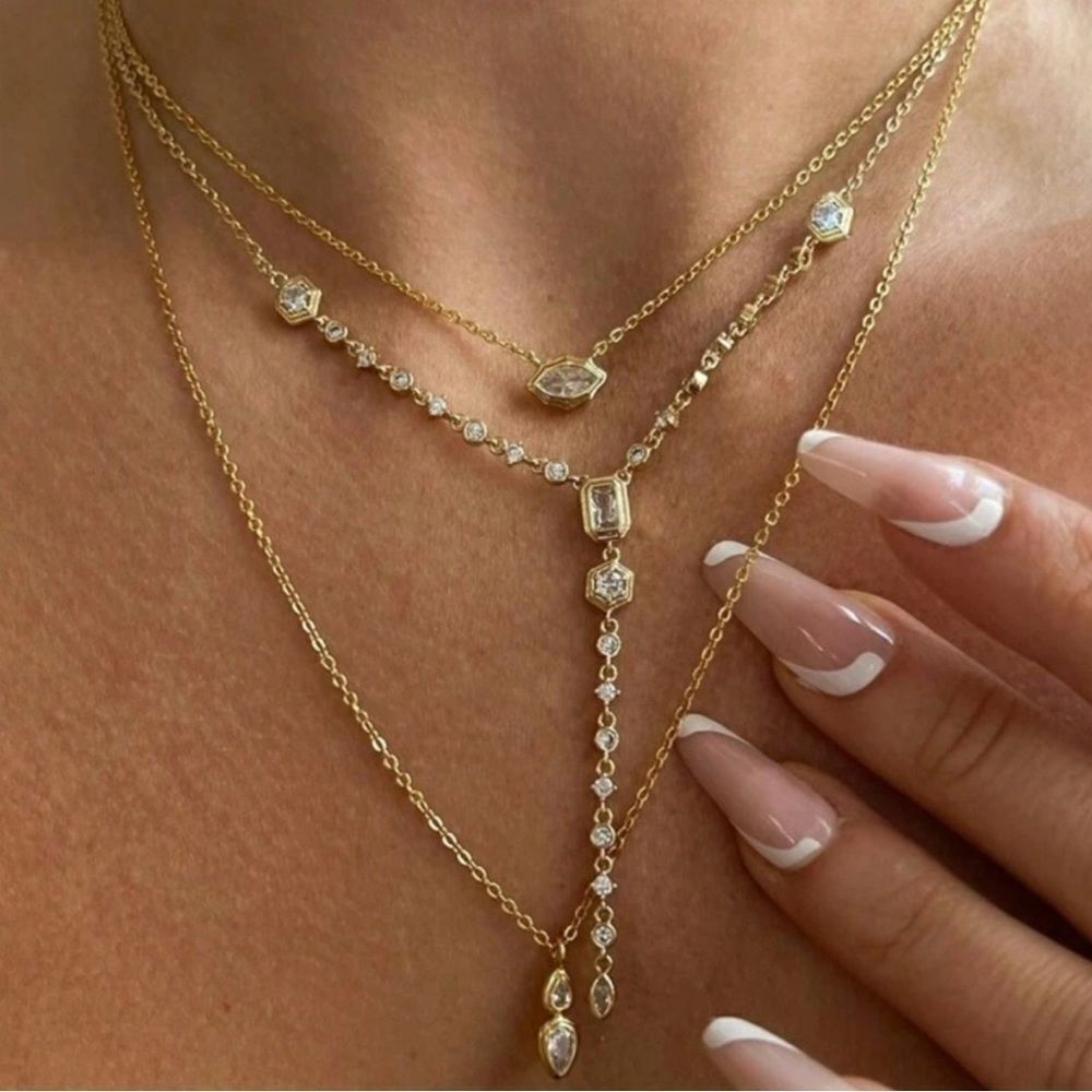 Crystal necklace #1502